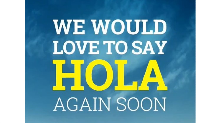 Imagen de la nueva campaña “Hasta pronto”, Islas Canarias