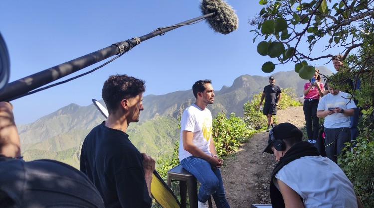 El ciclista Alberto Contador es uno de los protagonistas de la campaña de Islas Canarias y Eurosport