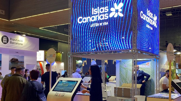 Estand de Islas Canarias en Expovacaciones 2022