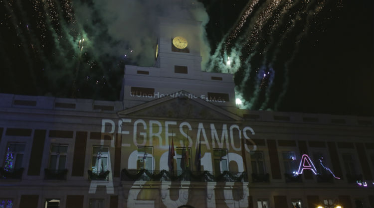 Fin de año canario en la Puerta del Sol, una acción promocional de Islas Canarias