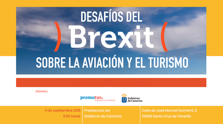 Imagen de la jornada “Desafíos del Brexit sobre la aviación y el turismo”, Islas Canarias