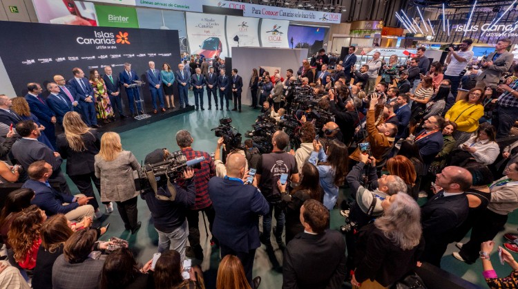 Inauguración del estand de Islas Canarias en Fitur 2025