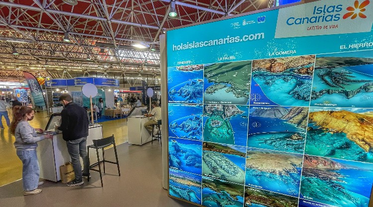 Islas Canarias en Mediterranean Diving Show 2022