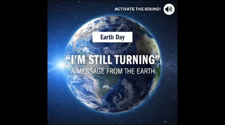 One of the images from the audiovisual piece made by the Canary Islands to commemorate Earth Day 2020