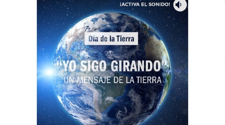Una de las imágenes de la pieza audiovisual realizada por Islas Canarias para conmemorar el Día de la Tierra 2020