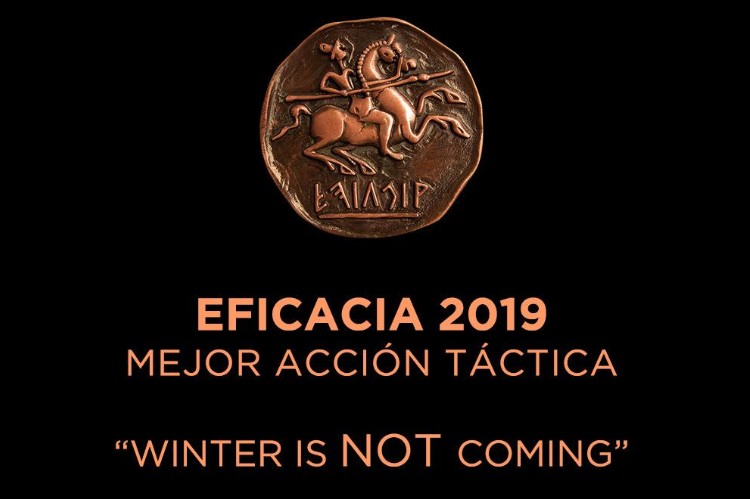 La acción promocional “Winter is not coming” recibe un bronce en los Premios Eficacia 2019