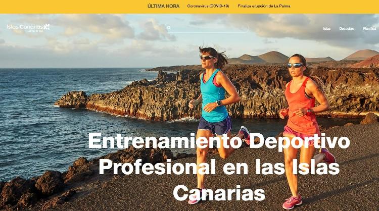 Nueva plataforma digital para consolidar las Islas Canarias como destino de los deportistas de élite