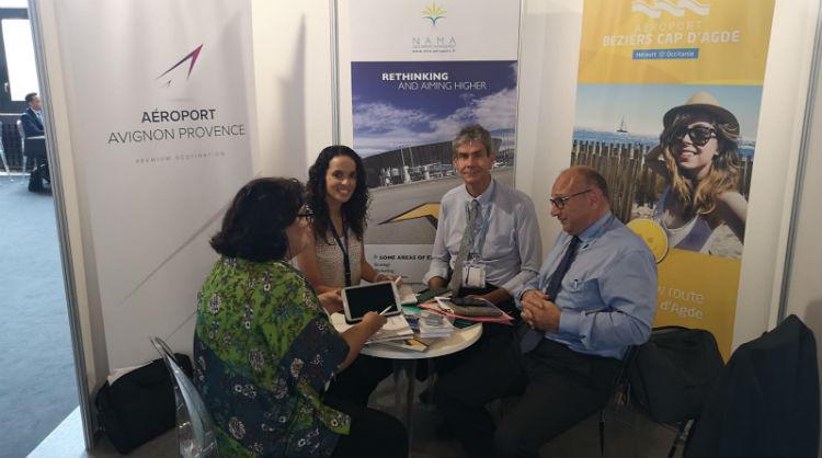 One of the meetings held at the Connect forum held in Cerdeña
