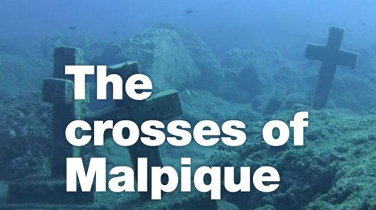 The crosses of Malpique, La Palma, Canary Islands