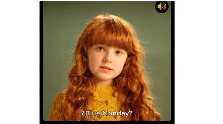 Fotograma del vídeo de la campaña de Islas Canarias para desmentir el Blue Monday 