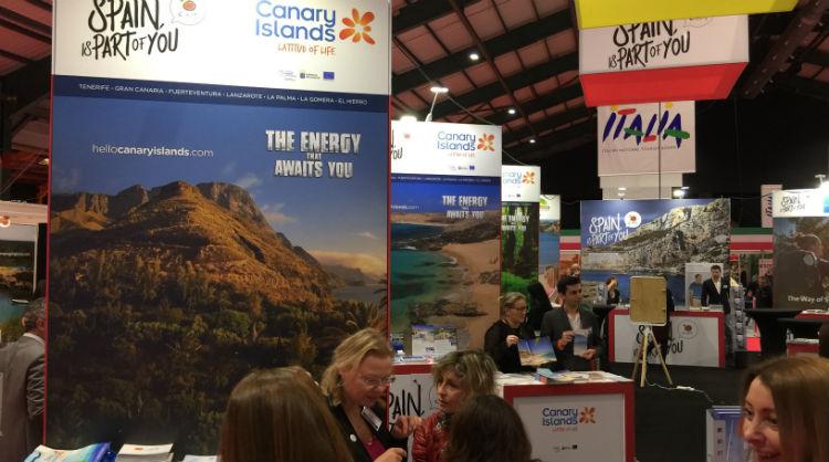 Presence of the Canary Islands at the Holiday World fair, in Dublin