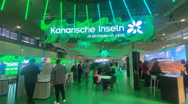 Estand de Islas Canarias en la ITB 2026