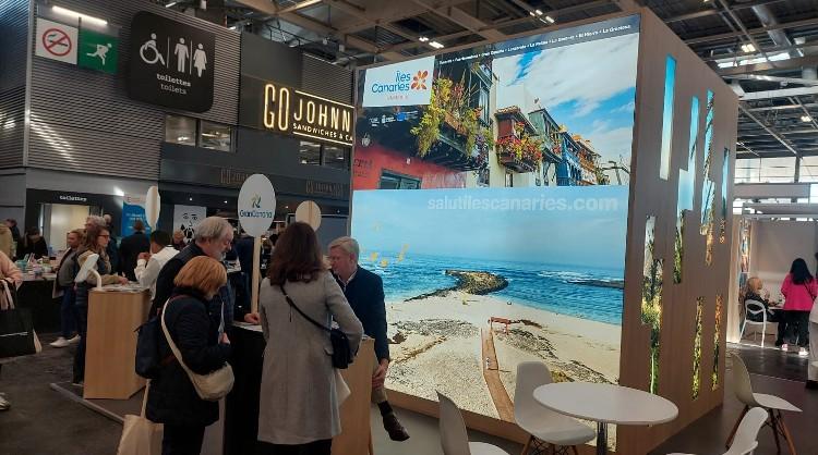 Estand de Islas Canarias en el Salon Mondial du Tourisme de París 2023