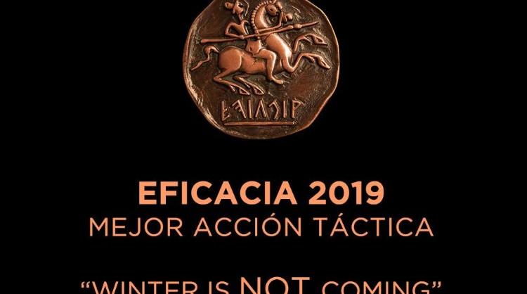 The promotional campaign “Winter is not coming” wins bronze at the 2019 Eficacia Awards