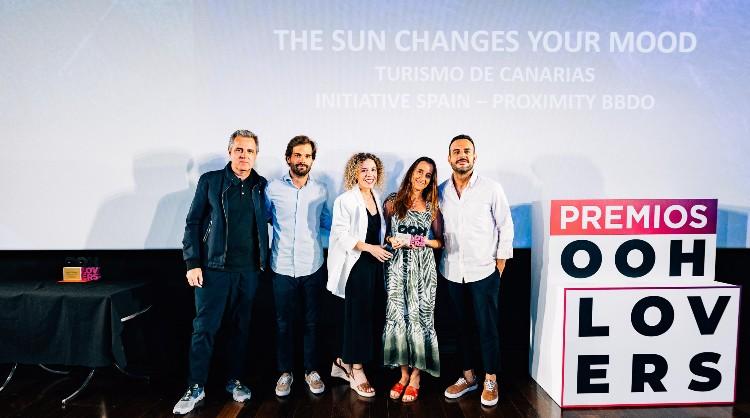 Entrega del Oro a Islas Canarias por “The sun changes your mood” en los premios Ooh Lovers