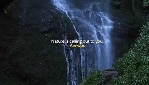 Nature is calling. Answer