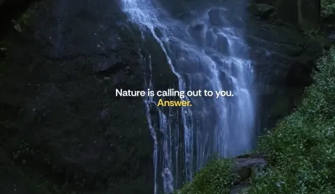 Nature is calling. Answer