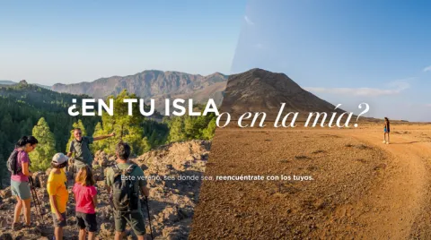 Imagen de la campaña "En tu isla o en la mía"