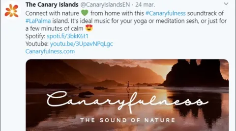 Some of the content posted on social media by the Canary Islands during the days of confinement due to the coronavirus crisis