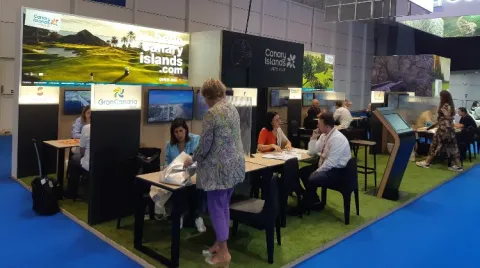 Islas Canarias en la feria profesional IGTM de golf celebrada en Lisboa