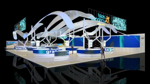 Imagen del pabellón de Islas Canarias en FITUR 2019
