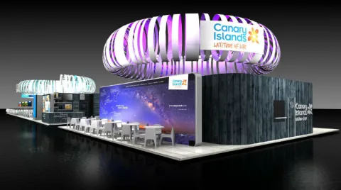 Pabellón de Islas Canarias en la World Travel Market 2017