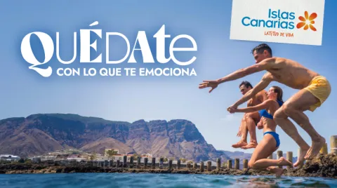 Imagen de la campaña de verano de Islas Canarias destinada al turismo interno