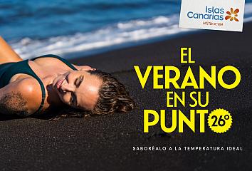 El verano en su punto, la nueva campaña de verano de Islas Canarias dirigida al mercado nacional