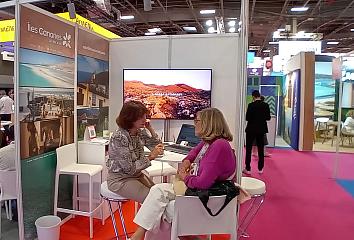 Estand de Islas Canarias en la feria IFTM Top Resa de París 2026