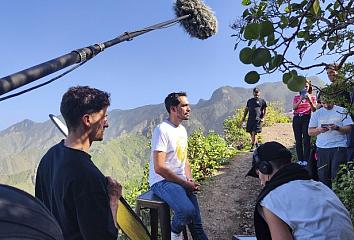 El ciclista Alberto Contador es uno de los protagonistas de la campaña de Islas Canarias y Eurosport