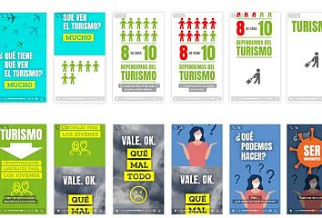 La segunda fase de la campaña “Qué bien se está sin turistas… ¿seguro?” está dirigida al público joven