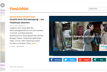 Canary Islands campaign on online media