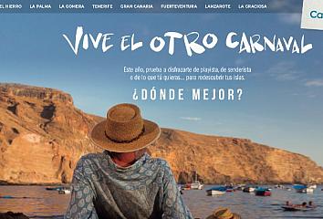 Una de las imágenes de «Vive el otro carnaval», nueva oleada de la campaña «Islas Canarias, ¿dónde mejor?» dirigida al turismo interno