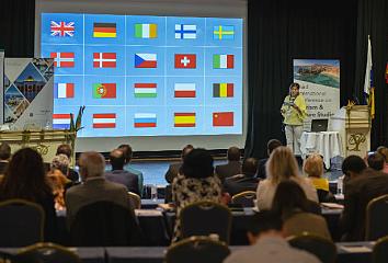 Momento de la intervención de María Méndez, gerente de Promotur Turismo de Canarias, en el III Congreso Internacional de Estudios de Turismo y Ocio