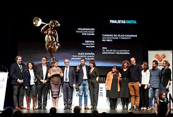 Entrega premio AMPE, plata a “Encuéntrame y Piérdete”, Islas Canarias