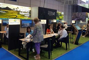 Islas Canarias en la feria profesional IGTM de golf celebrada en Lisboa