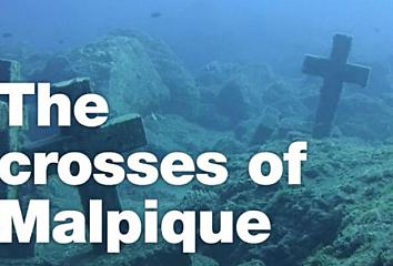 The crosses of Malpique, La Palma, Canary Islands