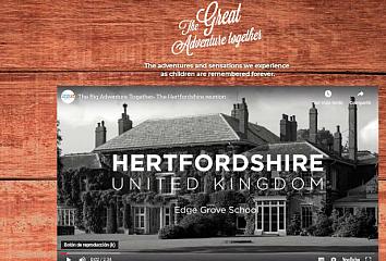 Image of the website greatmemoriesforlife.com, the campaign by the Canary Islands which won an award at the US International Film & Video Festival in Los Angeles