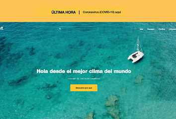 La nueva web holaislascanarias.com emplea la última tecnología en la gestión de datos.