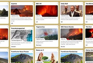 Repercusión en prensa internacional sobre la situación volcanológica en La Palma.