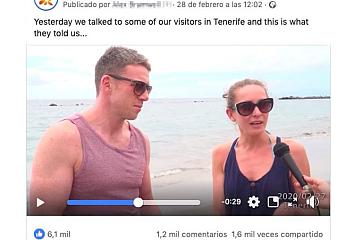 Los perfiles sociales de Islas Canarias difunden vídeos en varios idiomas con testimonios de turistas para desmentir los bulos sobre el coronavirus
