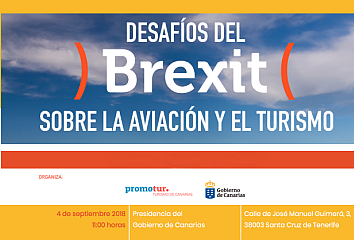 Imagen de la jornada “Desafíos del Brexit sobre la aviación y el turismo”, Islas Canarias