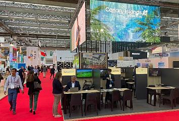 Estand de Islas Canarias en IMEX 2024