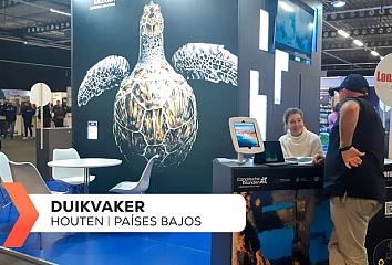 Stand de Islas Canarias en Duikvaker, la feria de buceo en Países Bajos