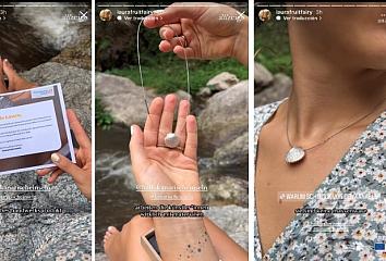 Publicación en Instagram de la influencer Laura Grosch de uno de los productos artesanos de las Islas Canarias