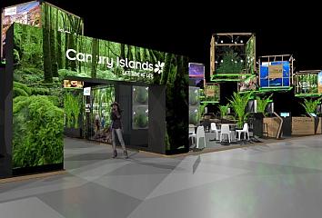 Estand de Islas Canarias en ITB 2023