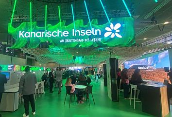 Estand de Islas Canarias en la ITB 2026