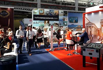 Stand de Islas Canarias en The Meetings Show 2018