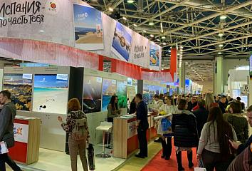 Stand de Islas Canarias en The Moscow International Travel & Tourism (MITT) 2019