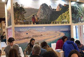 Estand de Islas Canarias en la feria Navartur 2020